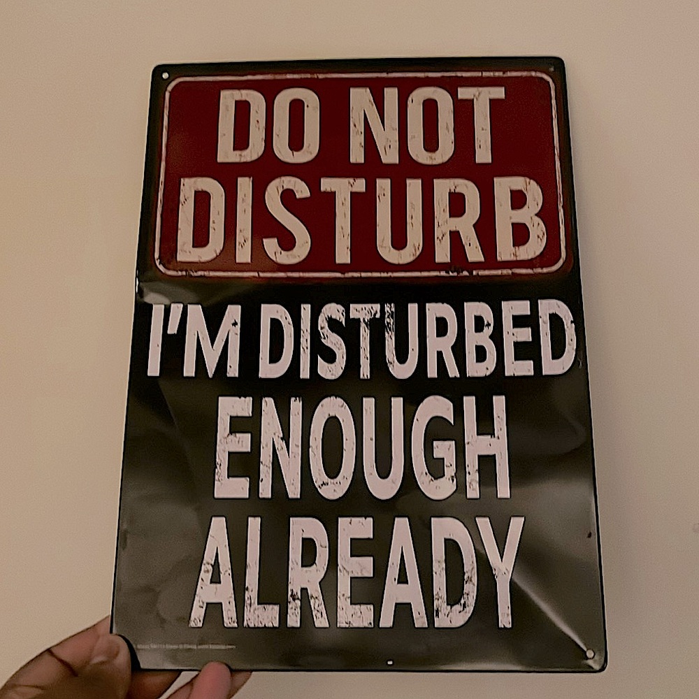 A cool little metal poster for your teens or even for yourself safe and durable